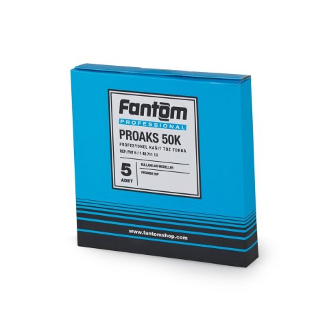 FANTOM PROAKS PROFESYONEL 50K TOZ TORBA 5'Lİ PAKET